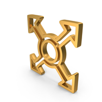 Expand Icon Gold PNG & PSD Images