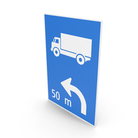 Swiss Sign Distance and Direction for Vehicles PNG & PSD Images