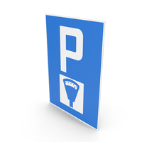 Swiss Charged Parking Sign PNG & PSD Images