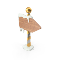 Christmas Cartoon Wooden Sign PNG & PSD Images