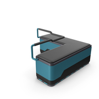 Scifi Furniture Blue PNG & PSD Images