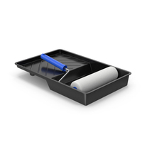 Paint Roller And Tray PNG & PSD Images