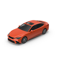 Sport Sedan Orange PNG & PSD Images