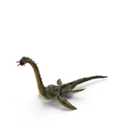 Loch Ness Lake Monster Green PNG & PSD Images