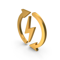 Renewable Energy Icon Gold PNG & PSD Images