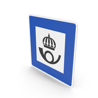 Swedish Sign Post Office PNG & PSD Images