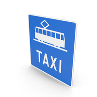 Finnish Sign Tramway and Taxi Lane PNG & PSD Images