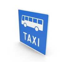Finnish Sign Bus and Taxi Lane PNG & PSD Images