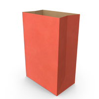 Paper Takeaway Bag Red PNG & PSD Images