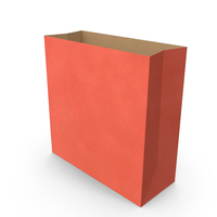 Paper Takeaway Bag Red PNG & PSD Images