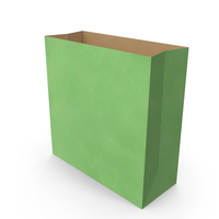 Paper Takeaway Bag Green PNG & PSD Images