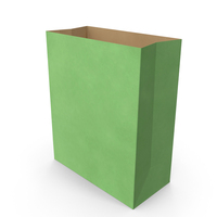 Paper Takeaway Bag Green PNG & PSD Images