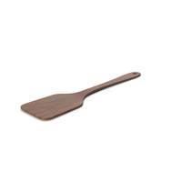 Kitchen Spatula Dark Wood PNG & PSD Images