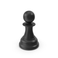 Isolated Realistic Golden Pawn Chess Piece. 23799164 PNG