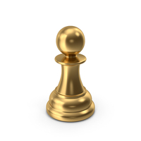 Gold Chess Pawn Piece PNG & PSD Images