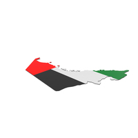 United Arab Emirates Map PNG & PSD Images