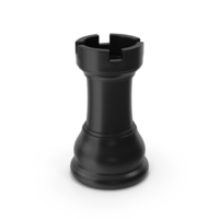Black Chess Rook PNG & PSD Images