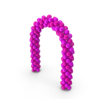 Pink Balloon Arch Wedding Decoration PNG & PSD Images