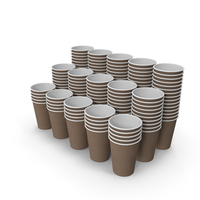 Paper Cups Brown PNG & PSD Images