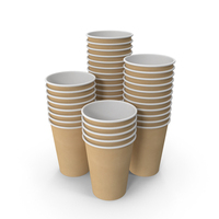 Paper Cups Kraft PNG & PSD Images