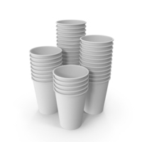 Paper Cups White PNG & PSD Images
