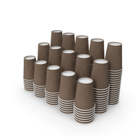 Paper Cups Brown PNG & PSD Images