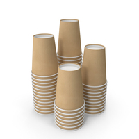 Paper Cups Kraft PNG & PSD Images