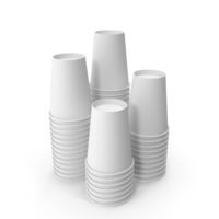 Paper Cups White PNG & PSD Images