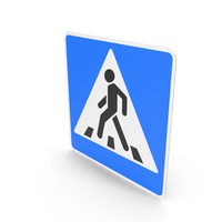 Lithuanian Sign Pedestrian Crossing PNG & PSD Images