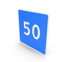 Lithuanian Sign Advisory Speed PNG & PSD Images