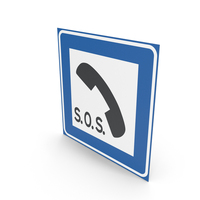 Dutch Sign Emergency Telephone PNG & PSD Images