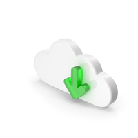 Cloud Download Glass PNG & PSD Images