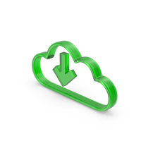 Cloud Download Glass PNG & PSD Images