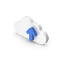 Cloud Upload Blue PNG & PSD Images