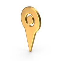 Pin Gold PNG & PSD Images