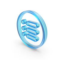 Bullet List Three Bars In Circular Frame Symbol PNG & PSD Images