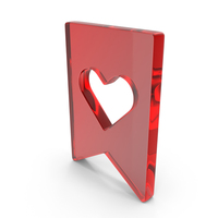 Heart Bookmark PNG & PSD Images