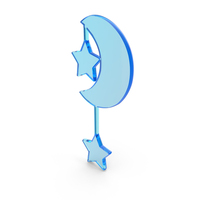 Moon Hanging Stars PNG & PSD Images