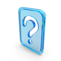 Question Mark In Rectangular Frame Symbol PNG & PSD Images