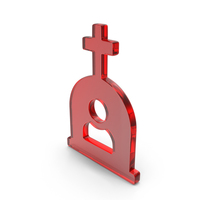 Rest In Peace Man Cross Symbol PNG & PSD Images