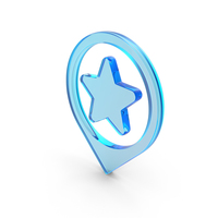 Star Favorite Location Pin Symbol PNG & PSD Images