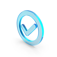 Tick Correct In Circuler Frame PNG & PSD Images