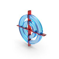 Two Circles Target Game Symbol PNG & PSD Images