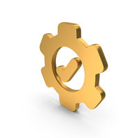 Right Setting Icon Gold PNG & PSD Images