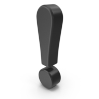 Exclamation Mark Black PNG & PSD Images