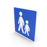 Norwegian Sign Pedestrian Way PNG & PSD Images