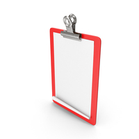 Clipboard Red PNG & PSD Images