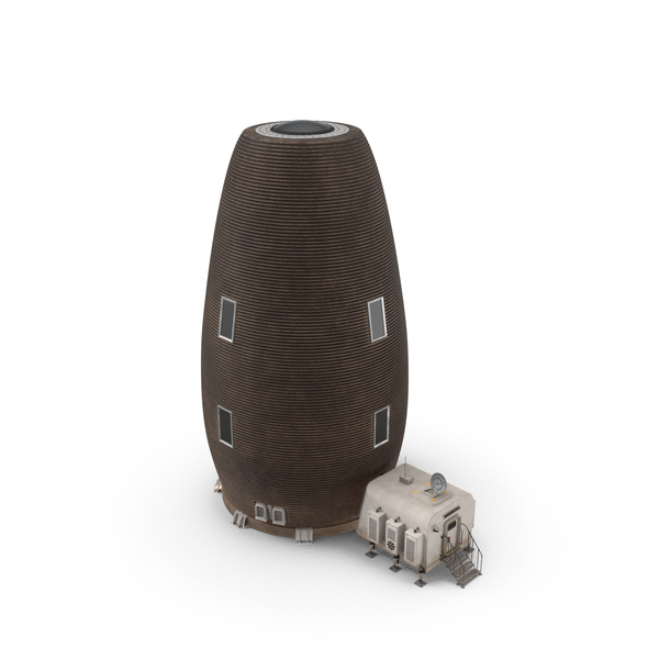 Space Colonization Habitation Pod PNG & PSD Images