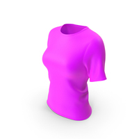 Pink Female T shirt PNG & PSD Images