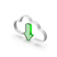 Cloud Download Glass PNG & PSD Images